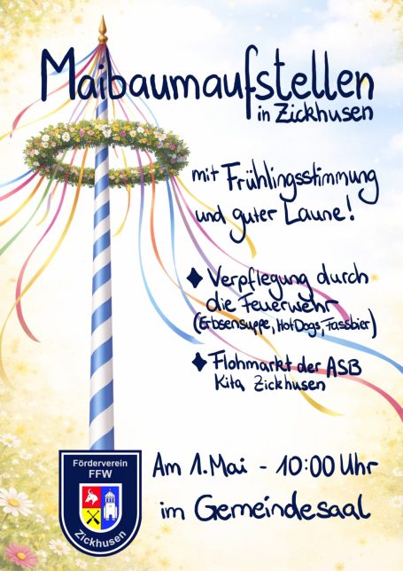 Maibaum aufstellen